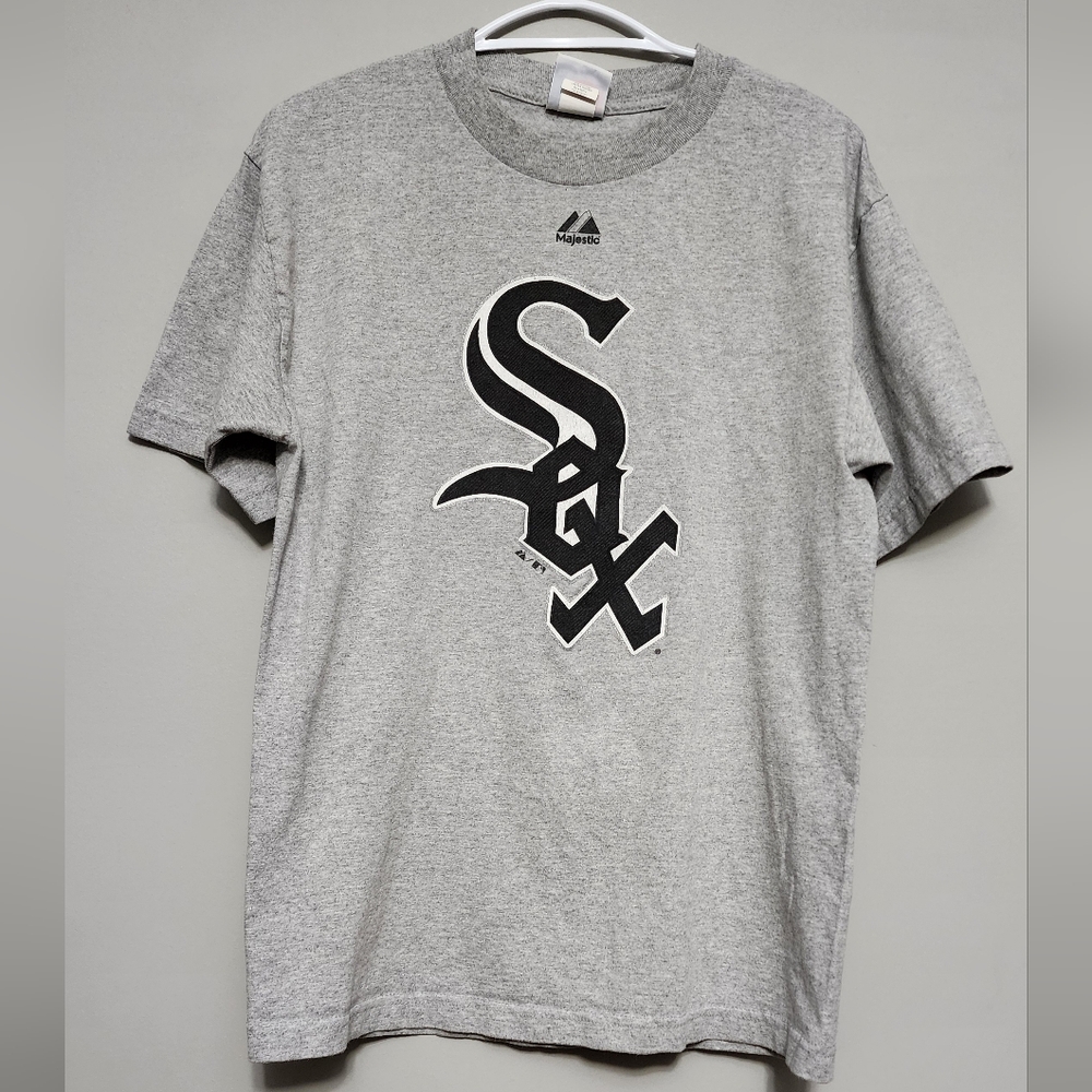 Majestic Chicago White Sox Gray Men's T-Shirt Size Medium